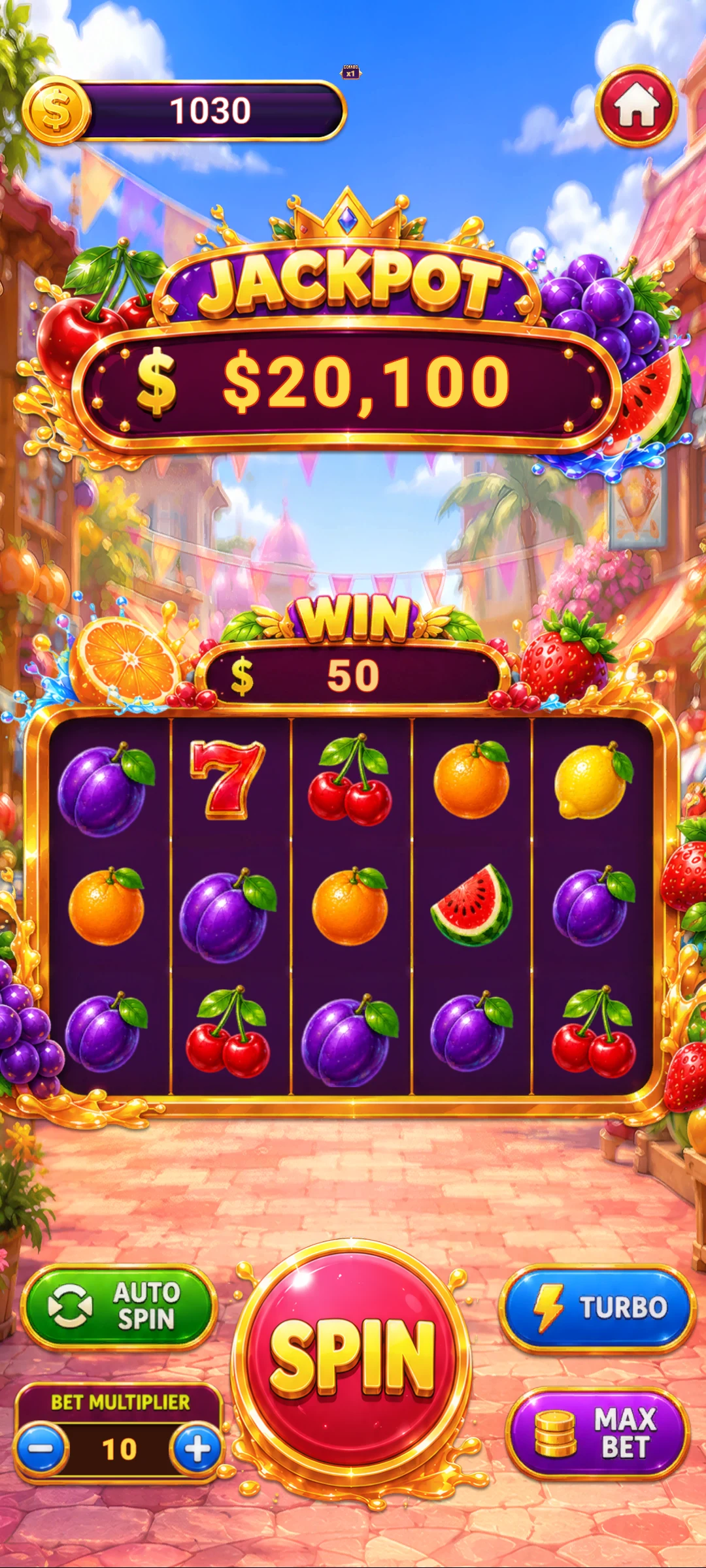 Lucky Fruit Jackpot Slots screenshot