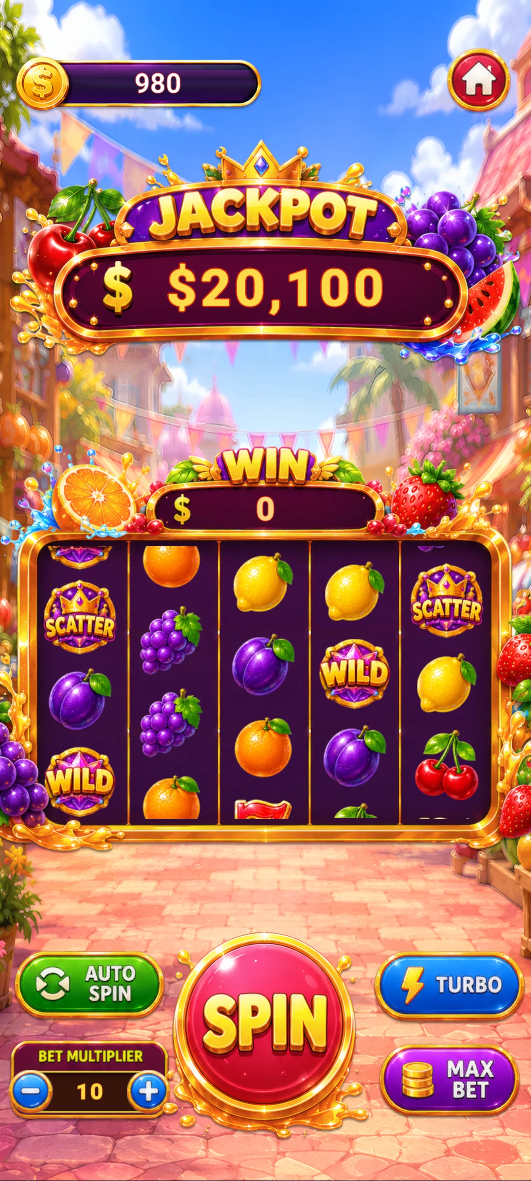 Lucky Fruit Jackpot Slots screenshot